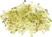 VERDANVERSE Natural Olivines Gemstones for Jewelry Making and Fish Tank Decoration Safe Material for Aquariums Smooth Decorative Stones for Home and Landscape Use