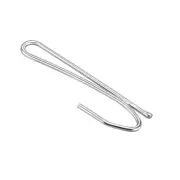 Curtain Hooks Metal Single Prongs P" Pleat Drapery Hook Silver Tone 80Pcs