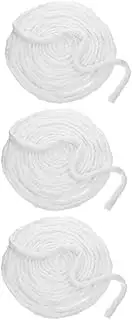 HAPINARY 3 Pack Hair Perming Cotton Coils Beauty Coils Strips Hairdressing Cotton for Salon Convenient Quick Drying Gentle Hair Soft Material Cross-contamination