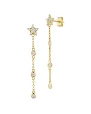 Nephora 14K 0.39 ct. tw. Diamond Star Studs
