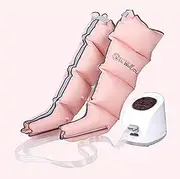 Arm Air Compression Massager Machine, Arm Leg Wraps Foot Ankles Calf Massage Machine Pain Relax, Helps Ease Swelling and Edema Pains, Relax and Relieve Muscle Pain (Color : B)