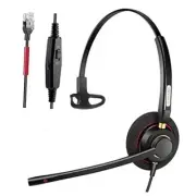 Cisco Phone Headset with Noise Canceling Microphone Mute Switch Telephone