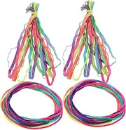 Yardwe 4pcs Jumping Rope for Fitness Exercise Skipping Rope Reusable Outdoor with Bands and for Enjoyable Workouts