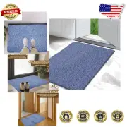 Non-Slip Microfiber Door Mat for Entryway - 36”x60”, Machine Washable Design