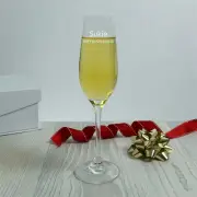 Personalised Hashtag Crystal Flutes