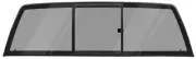 1999-2013 Silverado Sierra C/K Pickup Truck; Back Sliding Window Glass; 3-Panel;