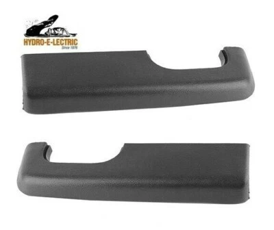 NEW 1973-1979 Ford F-100 & F-350 Black Molded Front Door Arm Rests- Pair (for: Ford)