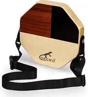 Cajon Drum, GECKO Mini Cajon Protable Hand Percussion Instrument (with strap)