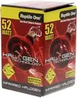 Reptile One 52 Watt Infrared Heat Globe Bulb Lamp Eqv 75W Eddison Snake, Lizard