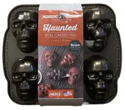 Nordic Ware International Haunted Skull Cakelet Pan Halloween Bakeware Skeleton