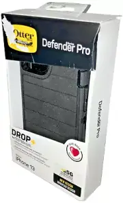 *New* OtterBox Defender Pro Series Case & Holster for iPhone 13 (Black)