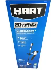 HART 20V Cordless Trimmer & Blower Combo Kit New