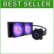 MasterLiquid ML240L RGB V2 AIO Liquid Cooler - 240mm, Dual Chamber Efficiency