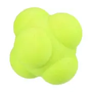 Reaction Balls Coordination Agility Training Ball TPR High Difficulty, Yellow