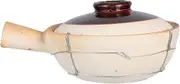 Traditional Clay Pot for Cooking Korean Style Stove Pot for Rice Soup Stew Ceramic Pot Lid for Family Meals