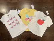 Carter’s/ Old navy bundle of 3 girls tops Sz. 3 NWT
