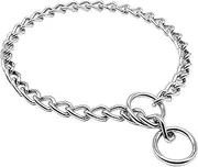Stainless Steel P Chock Metal Chain Training Dog Pet Collars Necklace Walking Training Pet Supplies for Small Medium Large Dogs,60cm