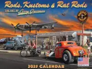 Hot Rod Calendar 2025 Larry Grossman Classic Muscle Car Monthly Wall Calender 12