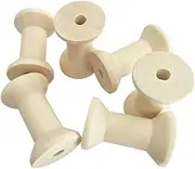 SEWACC 50pcs Roller for Wire Automatic Winder Kit Thread Bobbin Electric Machine Coils Roller Wooden