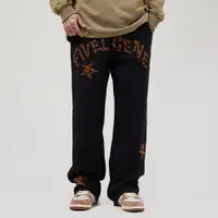 在飛比找ETMall東森購物網優惠-豹紋字母星星休閑vibe風長褲刺繡