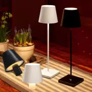 Simple LED Touch Sensor Table Lamp Rechargeable Cordless Desk Lamp Room Decor
