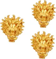 IWOWHERO 3pcs Water Fountain for Garden Outdoor Wall Fountain Large Garden Water Feature Easy Installation Dragon Head