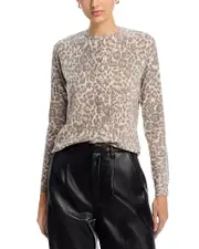 Sioni Cat Print Cardigan