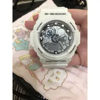 在飛比找蝦皮購物優惠-G-SHOCK 白色指針手錶二手 GA-300系列