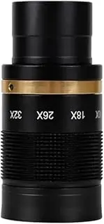 Microscope Accessory 20mm 10-32X Zoom Eyepiece 1.25 Inches 31.7mm Interface Eyepiece