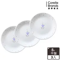 在飛比找PChome24h購物優惠-CORELLE 康寧 夢想星球8吋平盤三入組