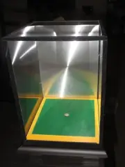 Display Case : Golf Ball with tee insert -perspex display case - mirror at back