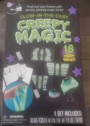 Glow In The Dark Creepy Magic Tricks, Slime,Kids Ages 8+, Spice Box