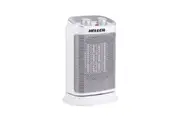 Portable Ceramic Heater Oscillating Fan Desk Floor Heller 1500W - White