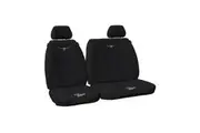 R.M.Williams RMW Longhorns Jacquard Black Front 3/4 bench Car Seat Covers Universal Fit