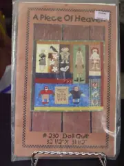 A Piece of Heaven #230 Doll Quilt Pattern - 32.5" X 31.5"