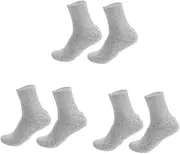 FRCOLOR 3sets Moisturizing Heel Socks for Men Foot Socks for Dry Cracked Rough Skin 2pcs*3