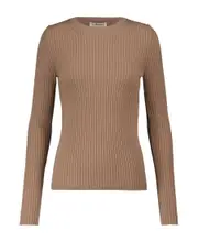 casual knitted pullover XS camel