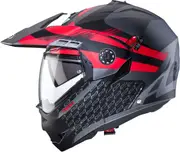 Caberg Tourmax X Sarabe, flip up helmet , color: Matt Grey/Black/Red , size: M
