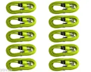 10 YELLOW 6 ft foot xlr pro audio 3 pin microphone cables cords male to female