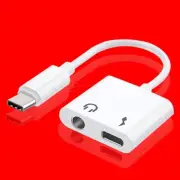High Efficiency 2in1 Type C to 3.5mm Adapter Headphone Cable for OnePlus 8T+ 5G