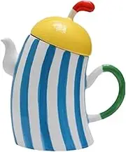Porcelain Coffee Kettle 800ml Cartoon Creative Table Centerpieces Water Boiler Teapot for Cafe Indoor Travel Home Outdoor