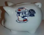A Charming Pabst Blue Ribbon 3 3/4" Long Piggy Bank #1