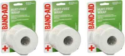 BAND-AID Hurt-Free Wrap 1ct (3 Pack)
