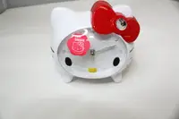 在飛比找樂天市場購物網優惠-大賀屋 Hello Kitty 鬧鐘 音樂 白 音樂鐘 時鐘