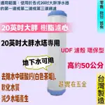 「俗俗賣五金」全屋式水塔過濾 商業用淨水器濾芯 樹脂濾心 20英吋大胖濾心 地下水過濾 全戶水塔淨水濾心 水塔濾心