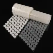 Clear Hook & Loop Sticky Self Adhesive Dots Coins Circles 8mm 10mm 15mm 20 25 30