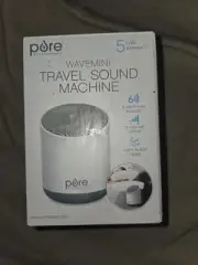 Pure Wave Mini Travel Sound Machine. White Noise. 6 Soothing Sounds Cordless