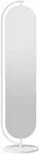 Full Length Mirror,Perforated Board,Rotatable with Storage Basket，for Living Room Bedroom Cloakroom