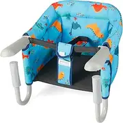 PandaEar Quick Clip On High Chair with Storage Bag, Portable High Chair That Attaches to Table, Hook On Baby Seat for Table