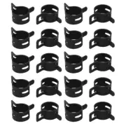 20 Pcs 12mm Spring Band Type Action Fuel Hose Pipe Low Pressure Air Clip Clamp